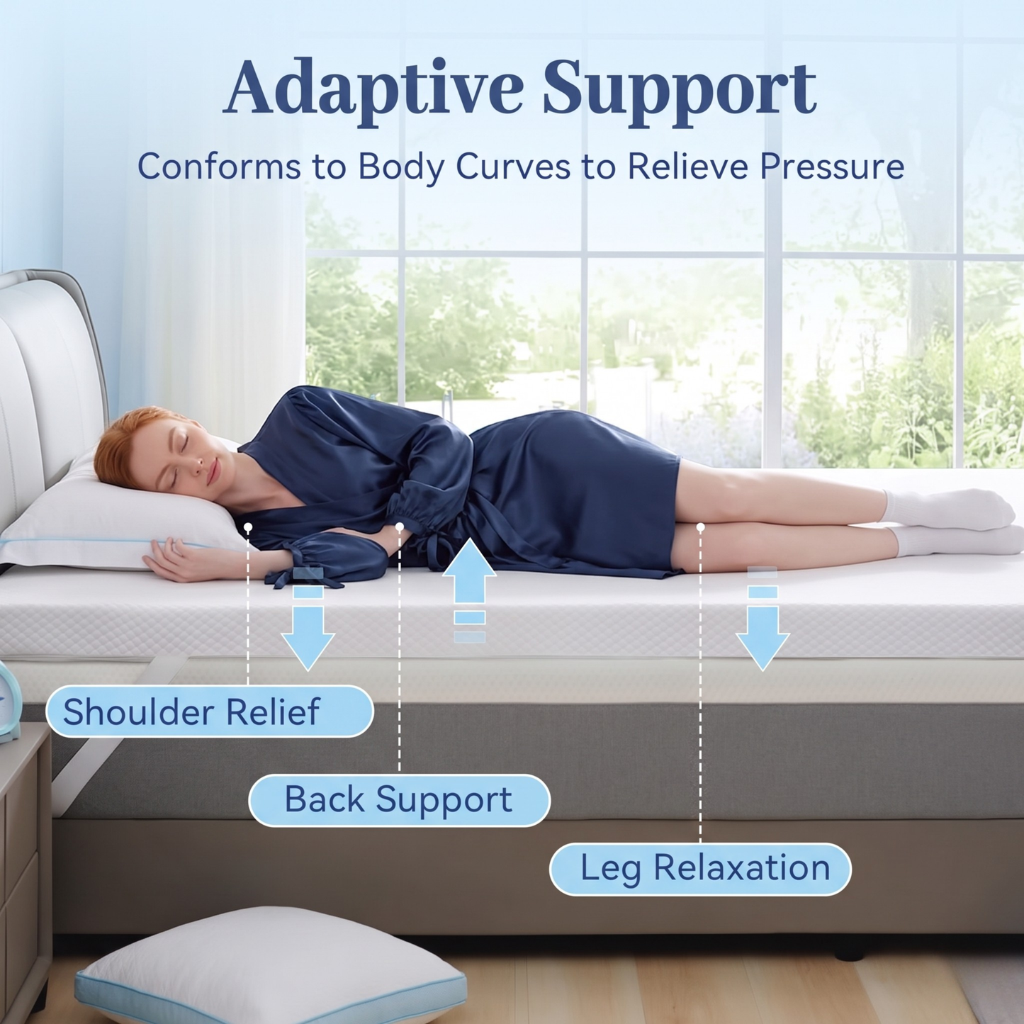 PureCloud™ Luxury Thick Mattress Topper